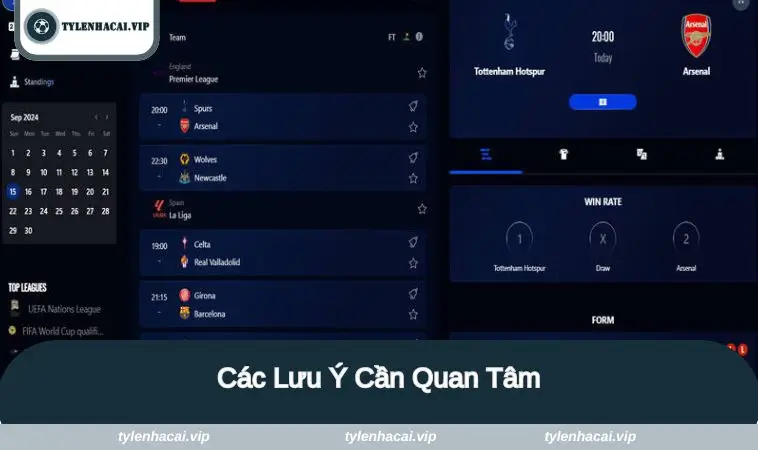 cac luu y can quan tam Các điều cần chú ý